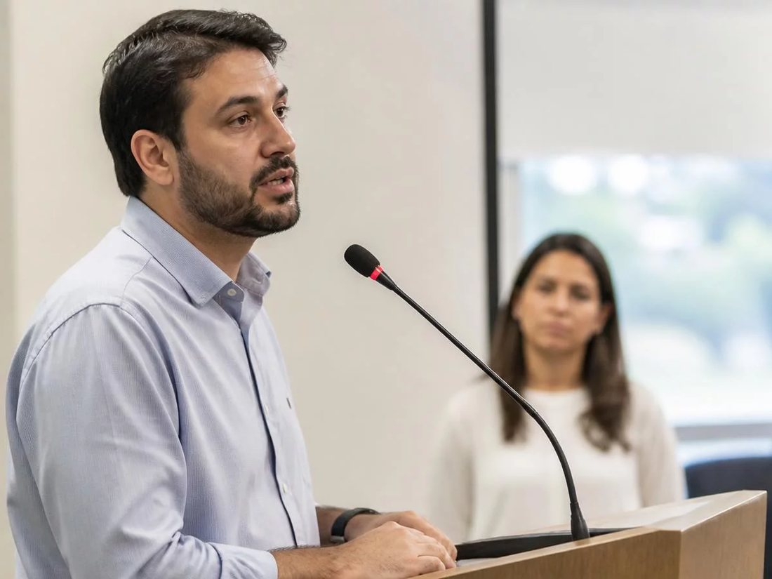 Mesa vista de cima, com o esquema de um argumento rascunhado a lápis sobre uma folha